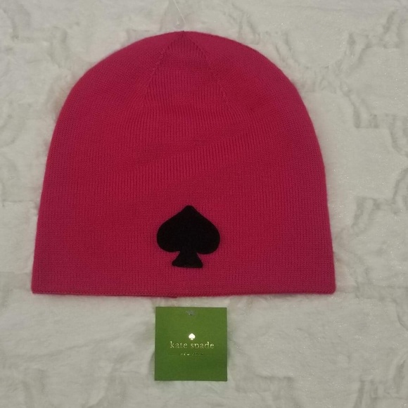 Kate Spade ♠️ Pink Beanie NWT - Picture 6 of 6